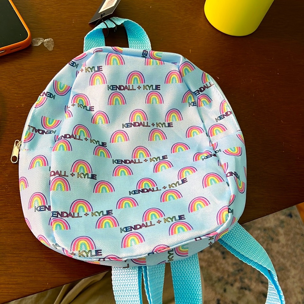 Kendall + Kylie mini rainbow backpack
